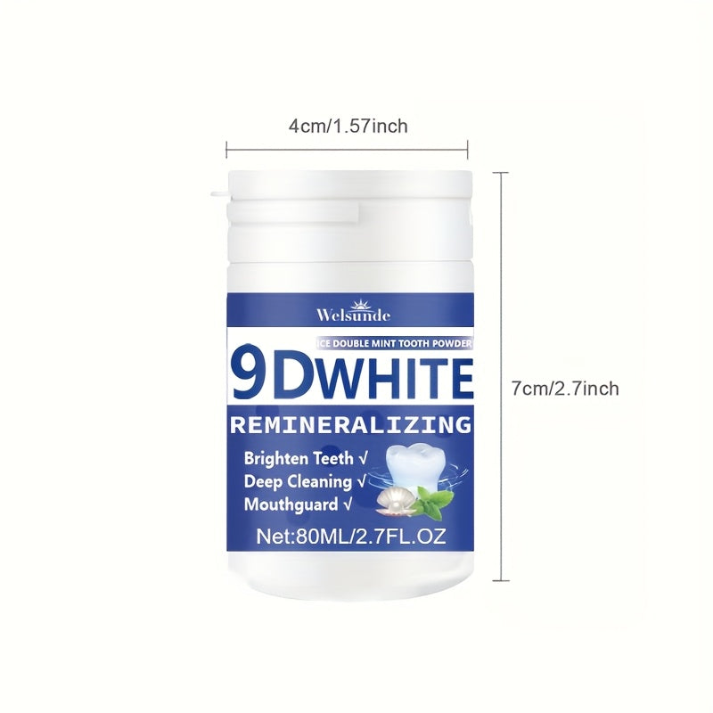 Pudra pentru albirea dintilor 9D White Remineralizanta