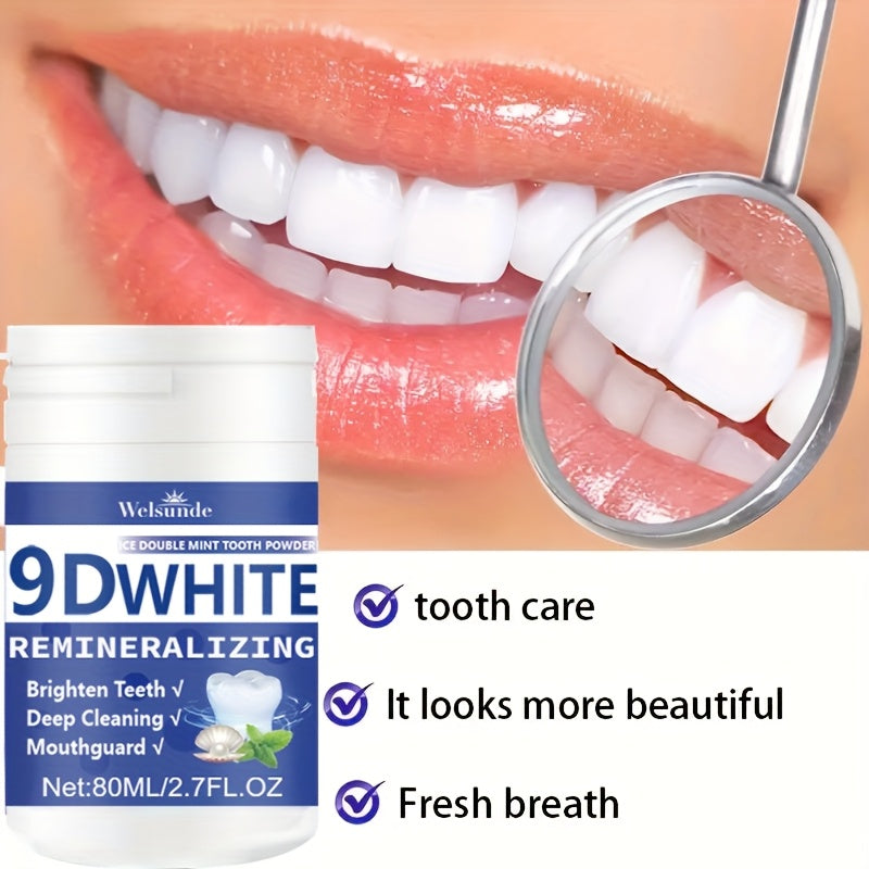 Pudra pentru albirea dintilor 9D White Remineralizanta
