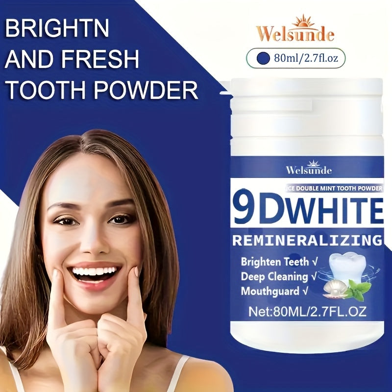 Pudra pentru albirea dintilor 9D White Remineralizanta