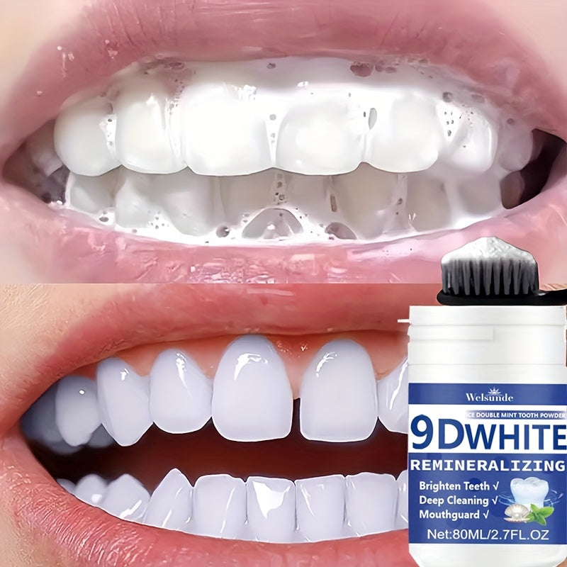 Pudra pentru albirea dintilor 9D White Remineralizanta