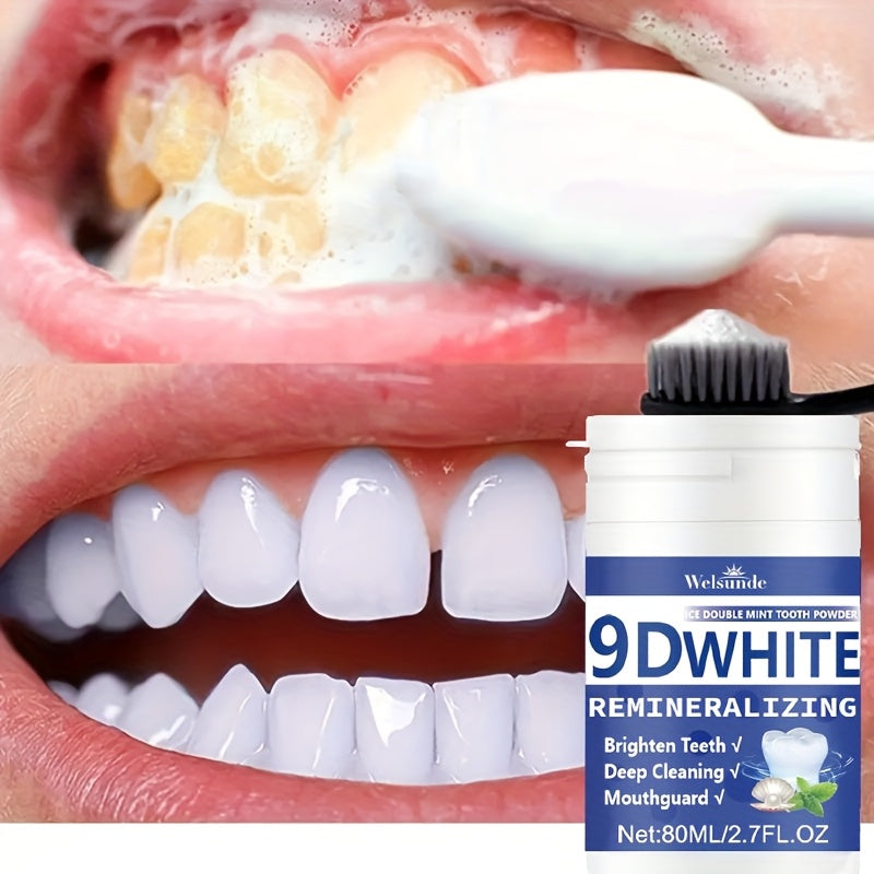 Pudra pentru albirea dintilor 9D White Remineralizanta